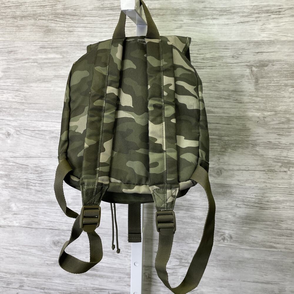 Victoria’s Secret PINK Collection Mini Camo Green Backpack Tote Bag Travel Purse - Picture 4 of 7